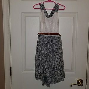 Girl's size 6x leopard lace dress